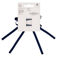 Studio London Bow Clips 2pk Navy