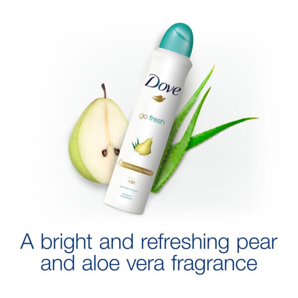 Dove go fresh pear & aloe vera anti-perspirant Aerosol 250ml