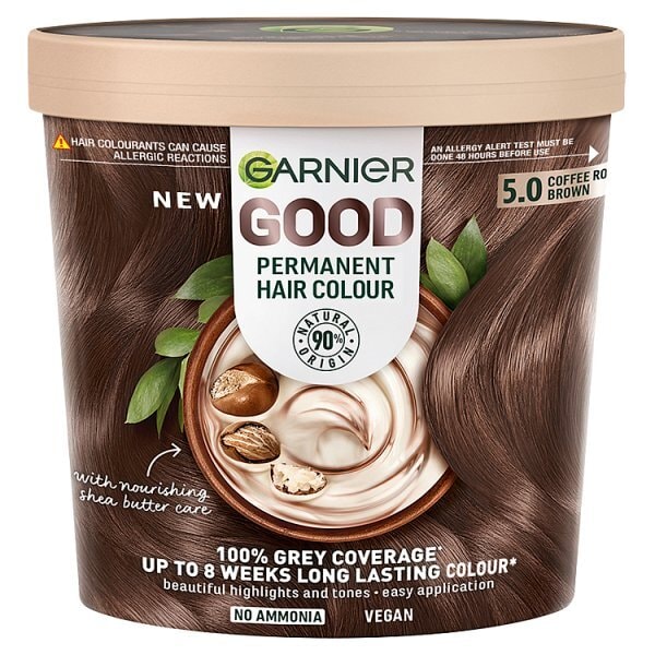 Garnier Good Permanent Hair Dye Coffee Roast Brown 5.0