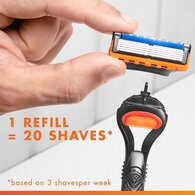 Gillette Fusion5 Razor Blades Refill, 11 pack