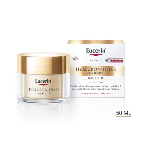 Eucerin Hyaluron-Filler + Elasticity Day Cream SPF15 50ml