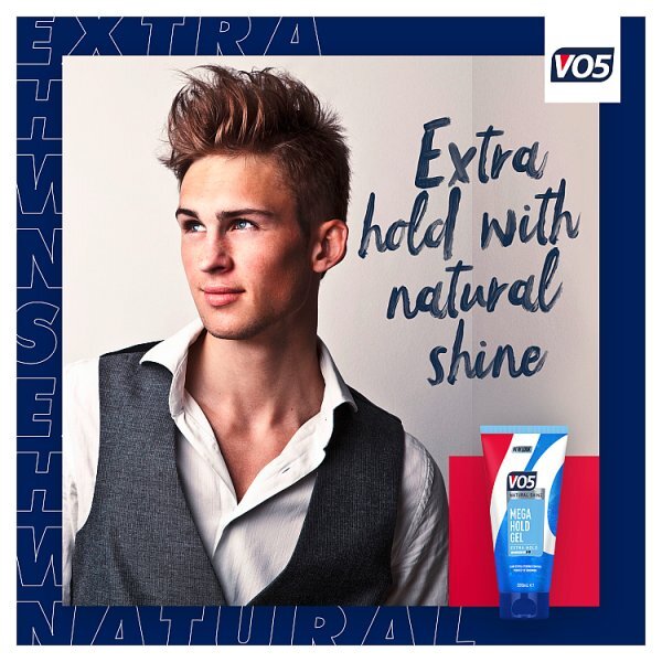 Vo5 Mega Hold Styling Gel 200ml