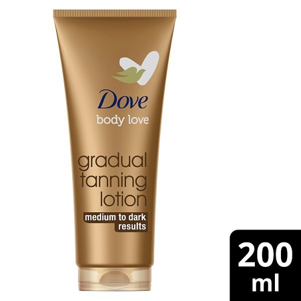 Dove Dermaspa Gradual Tan Lotion Medium To Dark 200ml