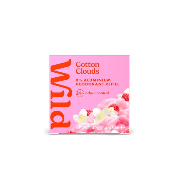 Wild Cotton Cloud Natural Deodorant Refill 40G