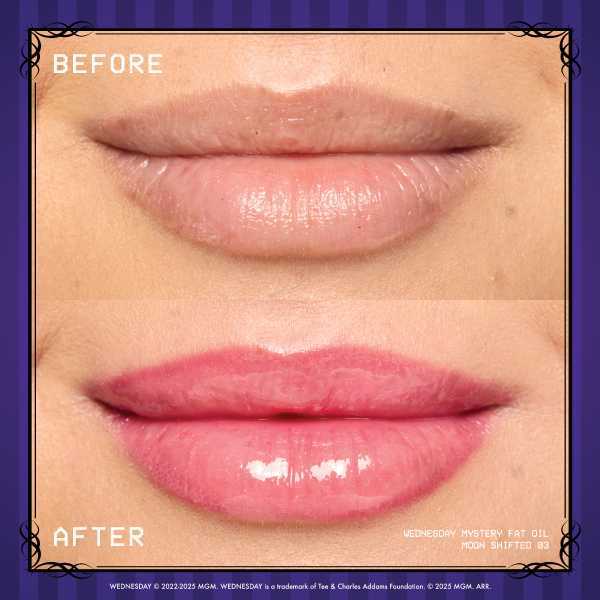 NYX Professional Makeup X Wednesday Mystery Lip Oil Moon Shifted