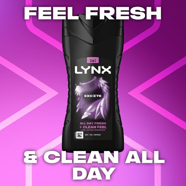 Lynx Bodywash Shower Gel Excite 225ml