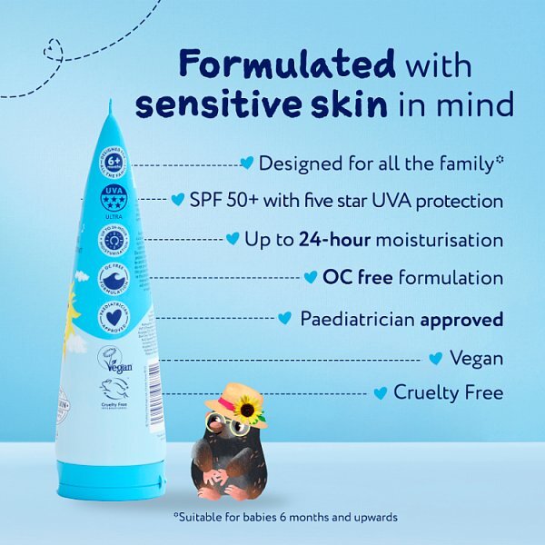 Childs Farm Spf50+ Sun Cream Fragrance-Free 100Ml