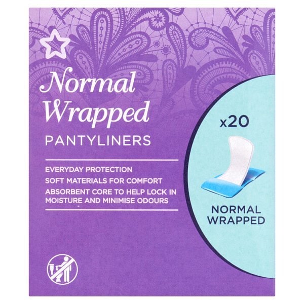 Superdrug Normal Wrapped Liner X20