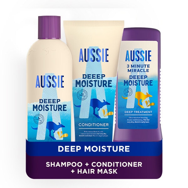 Aussie Deep Moisture Bundle with 3MM Treatment