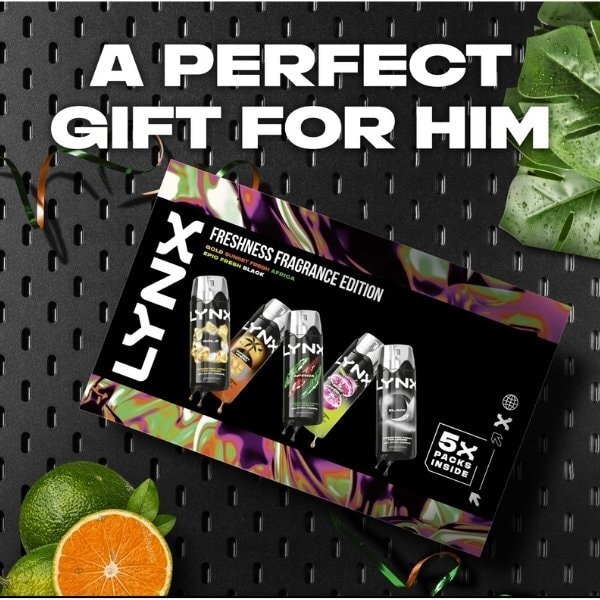 Lynx Freshness Fragrance Edition Gift Set 5 pc