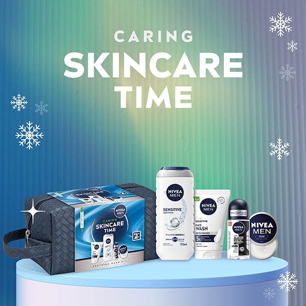 Nivea Men Pamper Wash Bag Grooming Gift Set