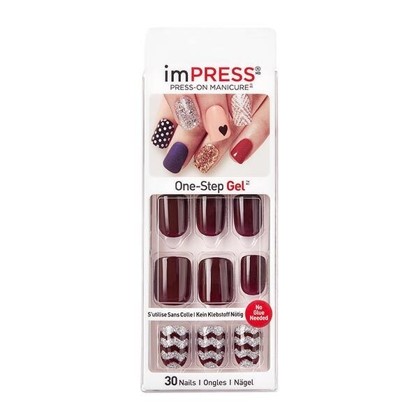 DNR Kiss Impress Gel Fake Nails - Power Up
