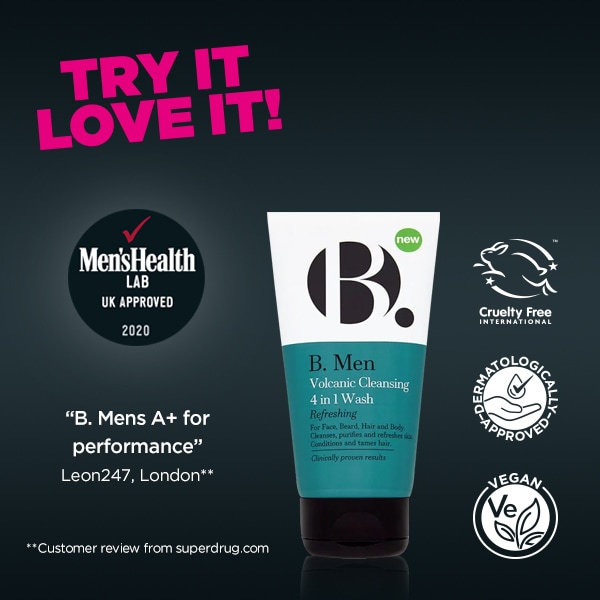 B. Men Volcanic Cleanser 4 In 1 Face Wash