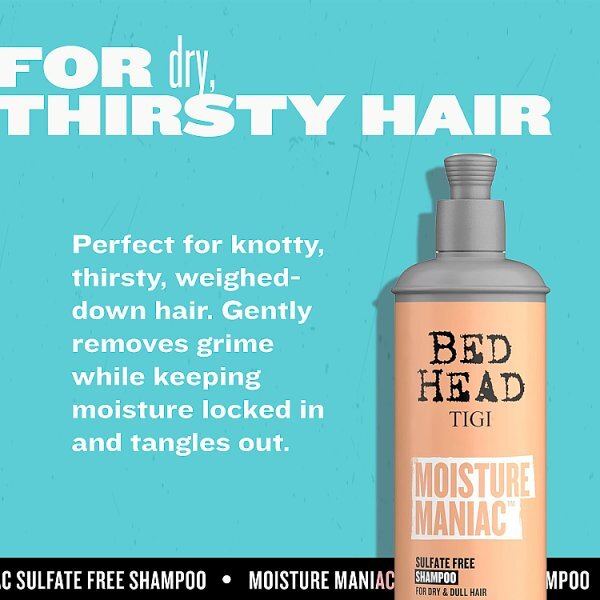 Bedhead Moisture Maniac Shampoo 400Ml