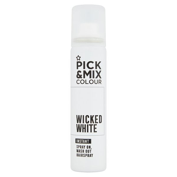 Superdrug Pick & Mix Colour Hairspray White 75ml