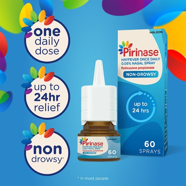 Pirinase Allergy Relief Nasal Spray for Adults x 60 Sprays