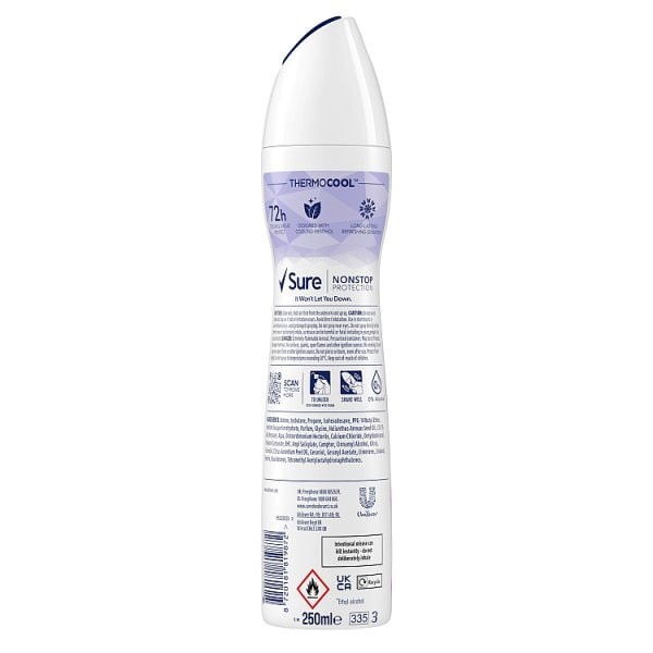 Sure Women Nonstop Ice Tea & Jasmine 72hr Deodorant Spray 250ml
