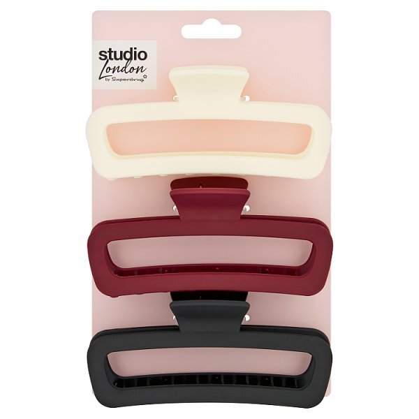 Studio London Matte Black Claw Clip