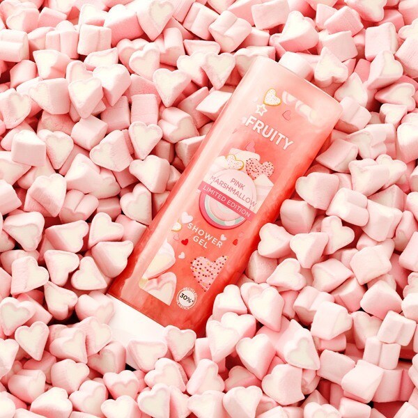 Fruity Valentines Pink Marshmallow Shower Gel 250ml