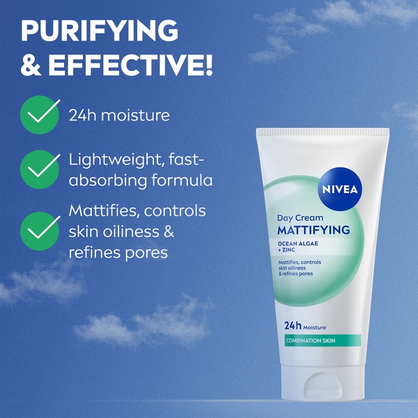 NIVEA Mattifying 24H Day Cream for Combination Skin 50ml