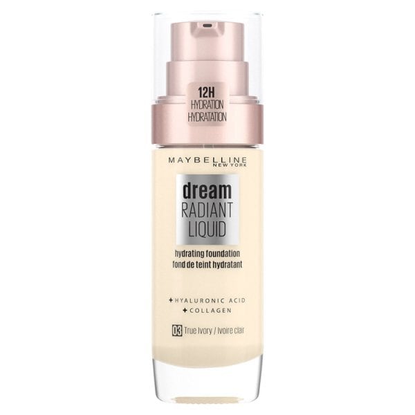 Maybelline Dream Radiant Liquid Foundation 03 True Ivory