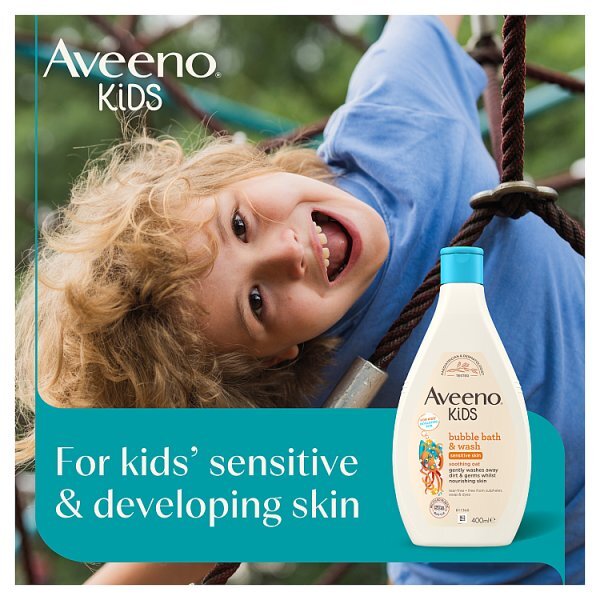 Aveeno Kids Bubble Bath & Wash 400ml