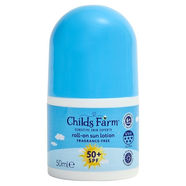 Childs Farm Spf50+ Roll On Fragrance-Free 50Ml