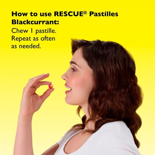 Bach Rescue Pastilles Blackcurrant 50g