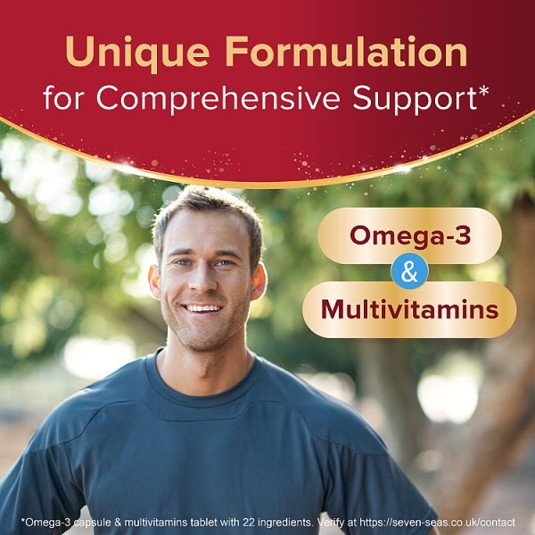 Seven Seas Omega 3 & Multivitamins Man Duo Pack