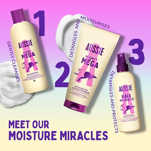 Aussie Mega Hair Conditioner For Everyday Conditioning 200ml