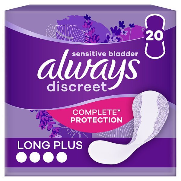 Always Discreet Incontinence Liners Long+ 20