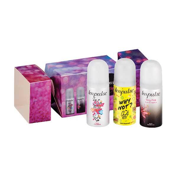 Impulse Body Spray Mini Cracker Gift Set