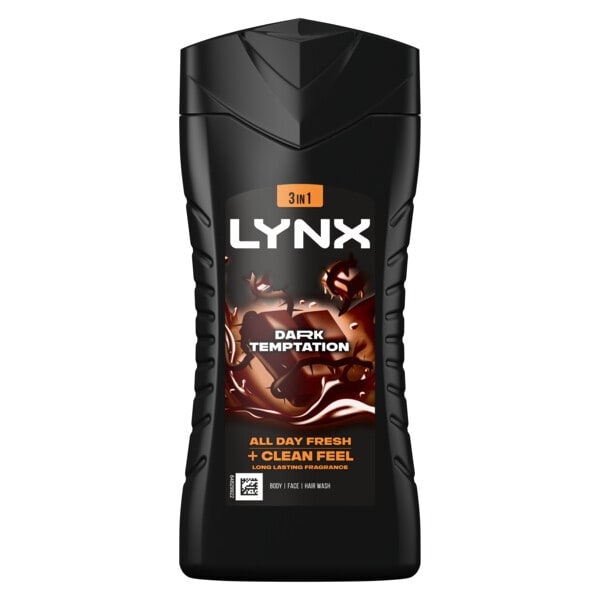 Lynx Bodywash Shower Gel Dark Temptation 225ml