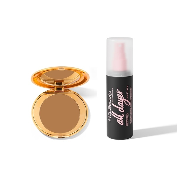 MCoBeauty Set & Stay - All Dayer & Medium Deep Powder