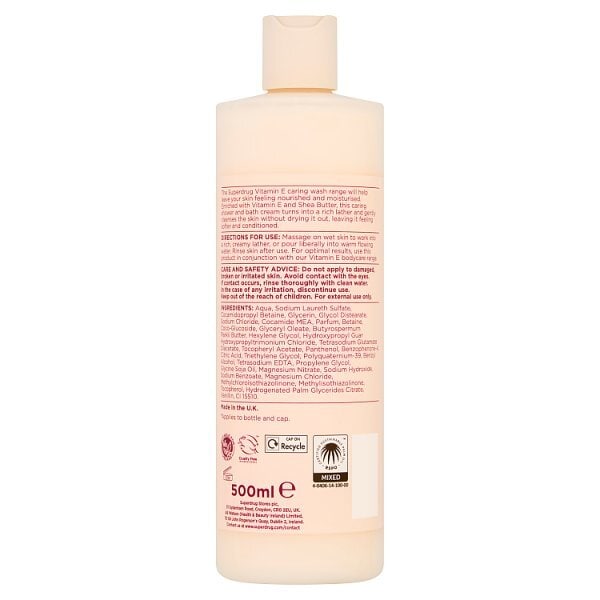 Superdrug Vitamin E & Shea Showergel & Bath Soak 500ml