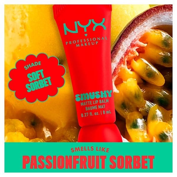 NYX Professional Makeup Smushy Matte Lip Balm Soft Sorbet