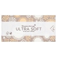 Superdrug Facial Tissue Ultra Soft 3Ply 80 Sheets