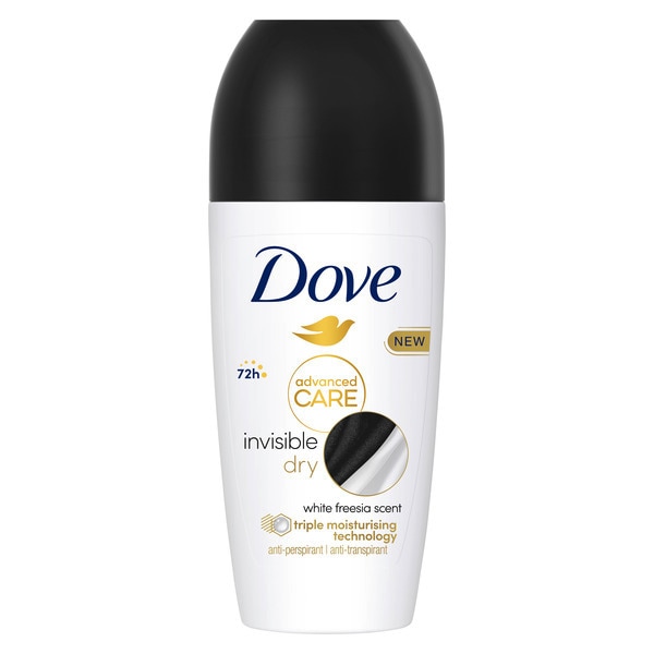 Dove Advanced Care Invisible Dry Anti-Perspirant Roll On 50 ml