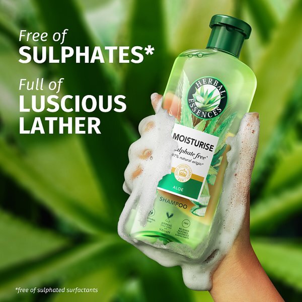 Herbal Essences Aloe Moisturise Sulphate Free Shampoo 350ml