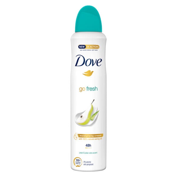 Dove go fresh pear & aloe vera anti-perspirant Aerosol 250ml