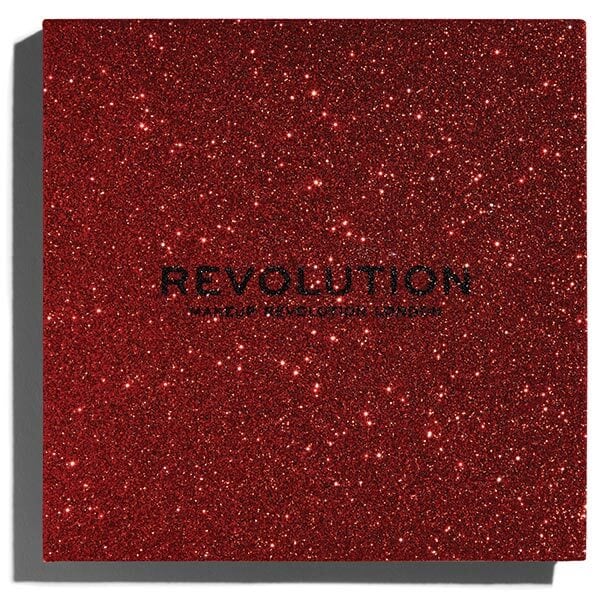 Revolution Pressed Glitter EyeshadowPalette Hot Pursuit
