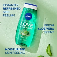 NIVEA Love Adventure Shower Gel With Aloe Vera 250ml