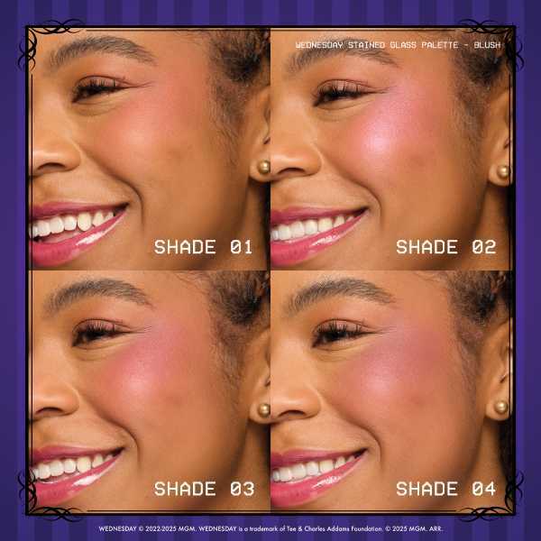 NYX Professional Makeup X Wednesday Blush Palette Enid