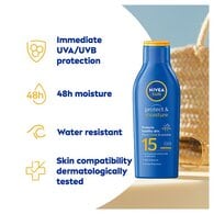 NIVEA SUN Protect & Moisture Sun Cream Lotion SPF15 200ml