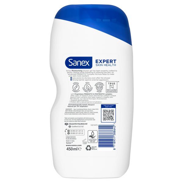 Sanex Expert Skin Health Moisturising Shower Gel 450ml