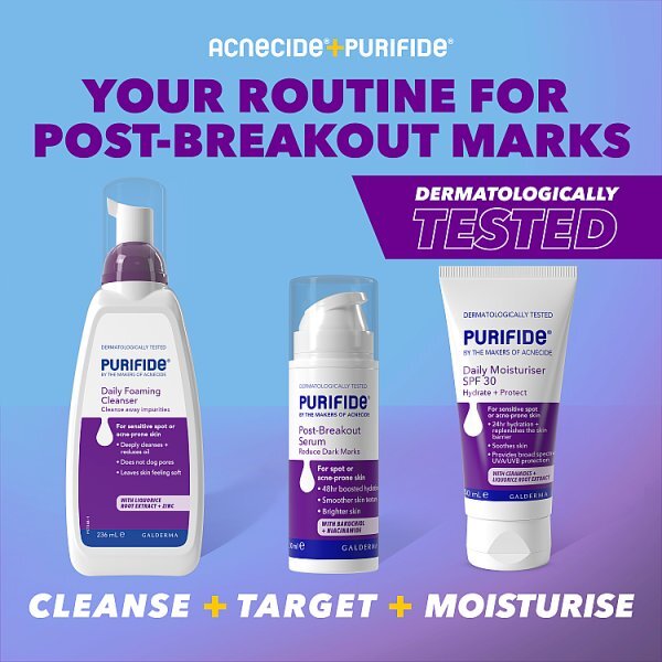 Purifide By Acnecide Post-Breakout Marks Fading Serum 30ml
