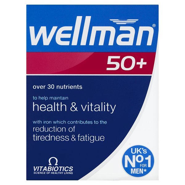 Vitabiotics Wellman 50+ - 30 Tablets