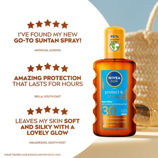 NIVEA SUN Tan Activating Oil SPF30 Protect&Bronze 200ml