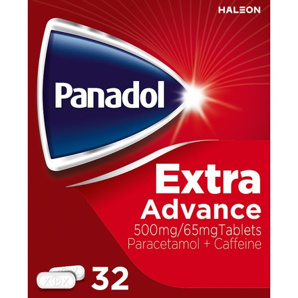 Panadol Paracetamol Pain Relief Tablets 500mg Advance 30s