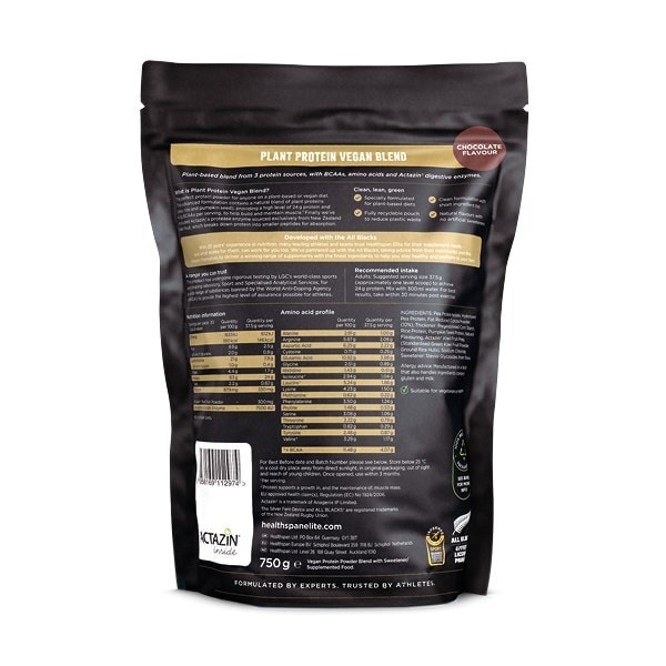 DNR HEALTHSPAN PLANT PROTEIN VGN 750G CHOC